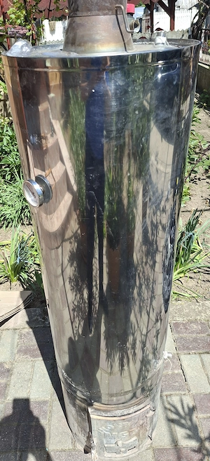 Boiler inox pe lemne