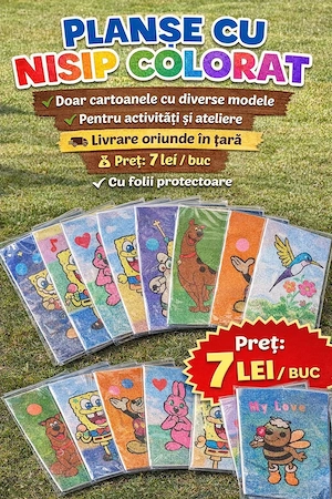 planse de desen cu nisip 