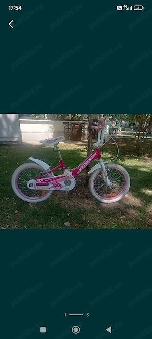 bicicleta fetiță 18 inch
