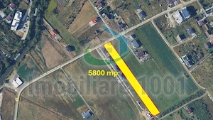 Teren intravilan 5800 mp, Zavoaie, Bistrita, zona rezidentiala in dezvoltare