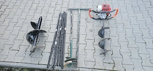 Motoburghiu pamant de inchiriat , kit sapat fantana   put
