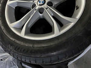 Vand 4 roți originale BMW X3 R18 – Bridgestone RunFlat + jante OEM - imagine 3