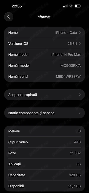 Iphone 14 pro max impecabil - imagine 3