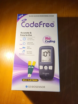 Glucometru SD CodeFree + Teste și Ace cadou
