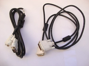 Cablu cu mufe DVI-D male pentru monitor - placa video