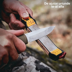 Sistem complet profesional de ascutire pentru cutite foarfeci topoare si dalti  4 in 1