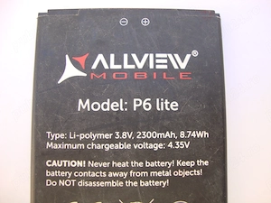 Baterie originala pentru telefon Allview P6 Lite - imagine 2