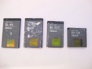 Baterii originale pentru telefoane Nokia BL-4U , BL-5J , BL-5CT , BP-5M