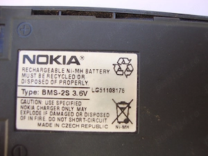 Baterie pentru telefon Nokia BMS-2S, 3.6V - imagine 2