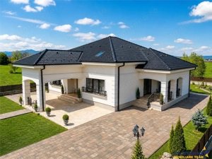 LUX Vila cu parc privat 1.250mp, spa, barbeque, privelisti pretioase, Rasnov