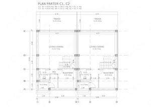 Casă   3 camere, 2 băi 2 dresinguri ,1 balcon curte proprie 35 mp, 2 locuri de parcare - imagine 4
