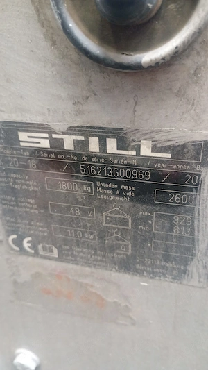 Stivuitor electric STILL RX 20-18 - imagine 3
