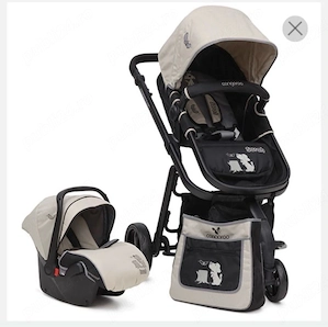 Carucior 3in1 Cangaroo Sarah bej