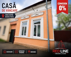 Casă individuală solidă, disponibilă în exclusivitate prin RED LINE IMOBILIARE   COMISION 0