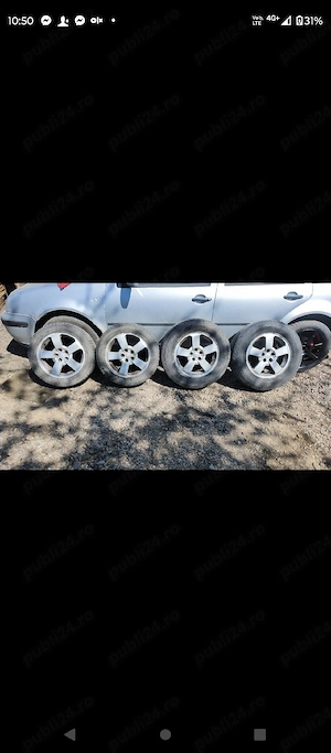 jante aliaj R16 5 x100 Golf 4 Seat Toledo Leon SKODA Octavia - imagine 5