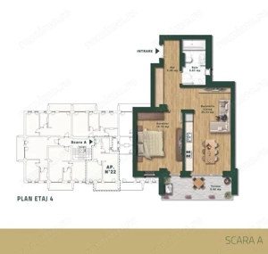 Apartament 22A- 2 camere-Future Residence-Zona Torontal-Direct de la Dezvoltator - imagine 6