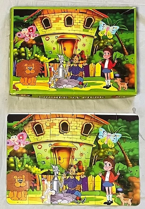 puzzle 24 de pieste fabricat in romania cutie originala  complet 
