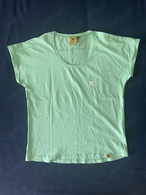 Tricou Porc verde menta, S, conditie foarte buna
