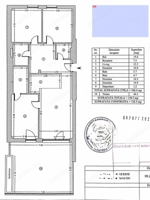 De Inchiriat – Apartament 4 Camere Timpuri Noi, bloc nou, terasă 40 mp Parcare - imagine 5