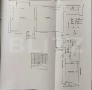 Apartament 2 camere, 88 mp, central, pretabil pentru birou - imagine 3