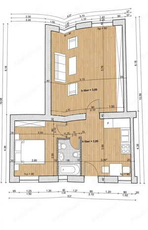 Apartament 2 camere ultracentral vizavi de teatru - imagine 9