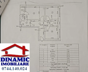 Apartament 3 camere, decomandat   Str. 1 Decembrie, Dărmănești - imagine 9