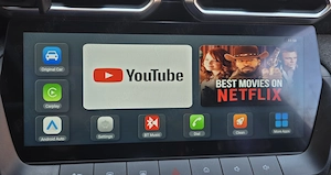 Smart AI Box CarPlay pentru streaming YouTube, Netflix sau programe Tv - imagine 2