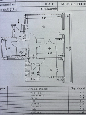 Apartament 3 camere confort 1 decomandat Drumul Taberei sect 6