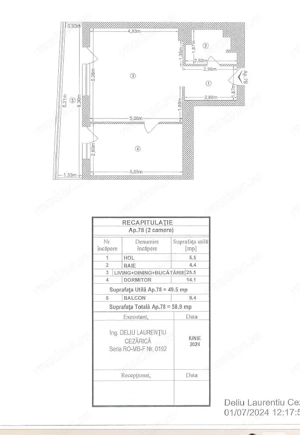 Apartament 2 camere de vanzare in Select Residence, Dristor/Dudesti - imagine 8