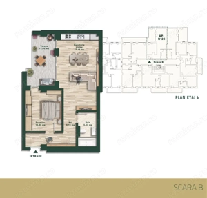 Apartament 2 camere-Future Residence-Zona Torontal-Vedere spre curte Piscina - imagine 4
