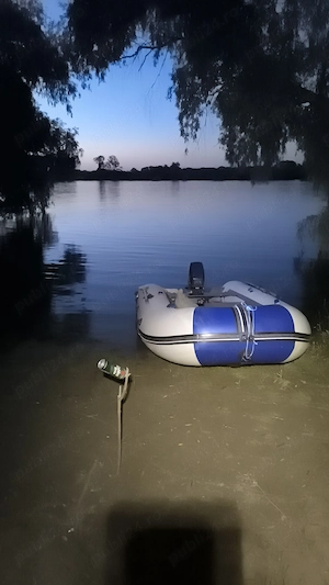 Aqua storm evolution 3.6m+motor evinrude 5cp 2T cismă scurtă  - imagine 2