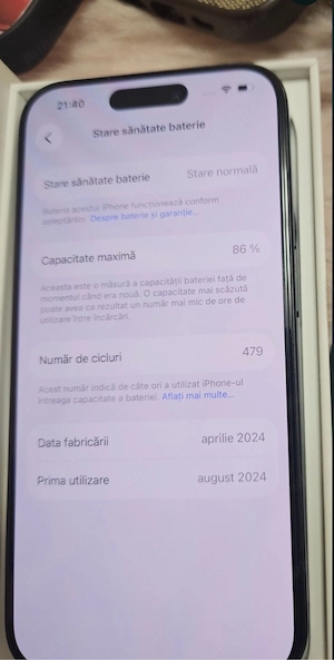 Iphone 15 pri 128GB - imagine 3