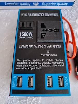 Invertor auto 12V - 220V nou - imagine 3
