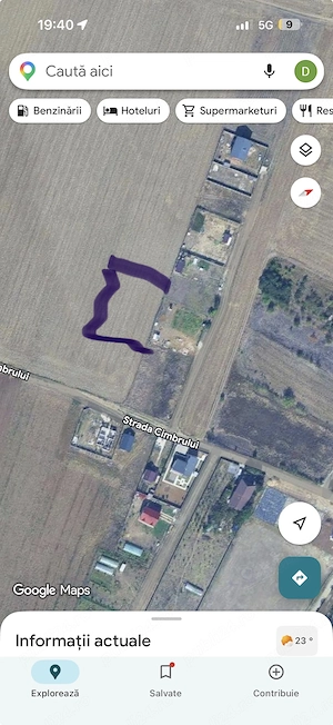 Teren de vânzare sat Posta comuna cernica 