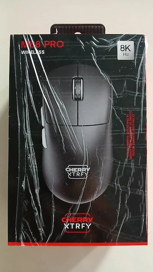 Mouse Cherry XTRFY M68 PRO 8K Wireless 26000DPI negru