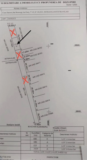 DOAR 1 PARCELA RAMASA! Teren intravilan, 686 mp, Botorogi, la 2 km de limita Tg JIu