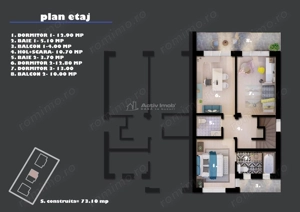 Duplex 4 camere-Buda-Pereti dublii tencuiti-Toate utilitatile-Incalzire in pardoseala - imagine 17