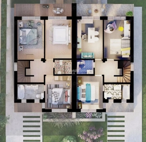 Duplex 4 camere-Buda-Pereti dublii tencuiti-Toate utilitatile-Incalzire in pardoseala - imagine 18