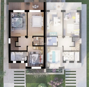 Duplex 4 camere-Buda-Pereti dublii tencuiti-Toate utilitatile-Incalzire in pardoseala - imagine 16