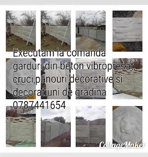garduri din beton amprentat,porti din fier forjat,demolari,constructii
