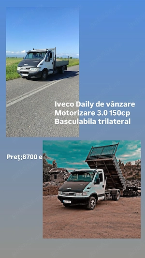 Vând iveco Daily basculabil 