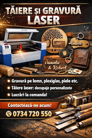 Servicii Tăiere & Gravură Laser CO 