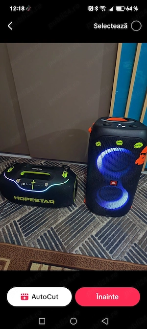Noxe de vânzare Jbl si Hopestar A80  - imagine 5