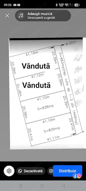 Vand teren intravilan zona Odobești  - imagine 2