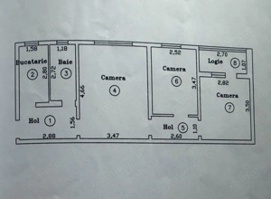 Apartament modern, 3 camere, 50 mp utili, etaj 2 - Circumvalatiunii  - imagine 9