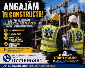 Sc Angajem Calificați și Necalificați în Construcții 