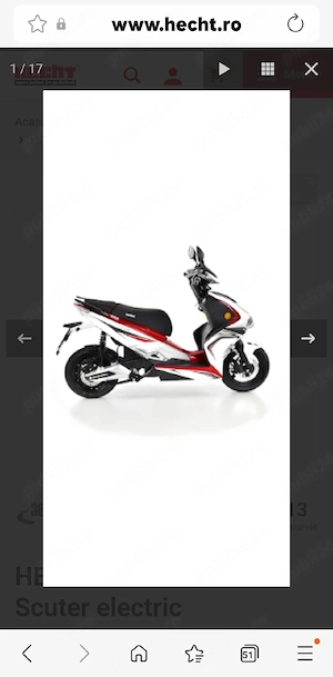 vând scuter electric nou 3000w