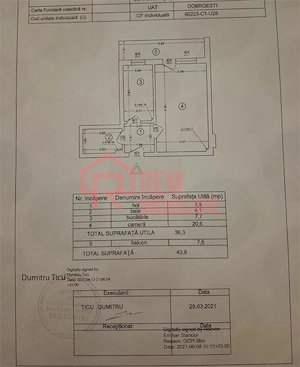 Super oferta, garsoniera de vanzare, bloc 2021, 44 mp, cu loc parcare si boxa, in Dobroesti, Fundeni - imagine 20