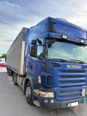 Ansamblu Scania cu semiremorca Schmitz - imagine 3