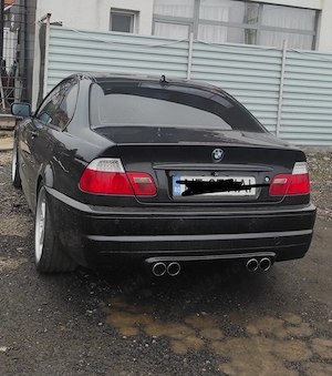 Bara spate E46 coupe ieșire dublă. - imagine 2